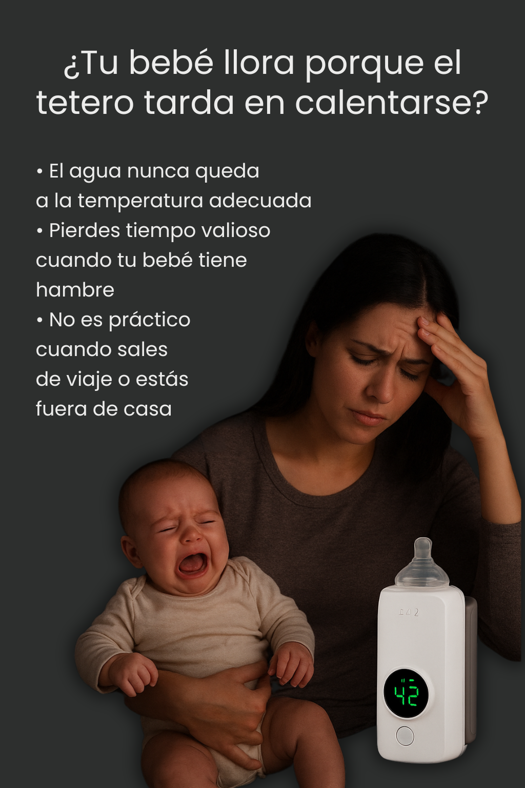 Calienta el Biberón de tu Bebé en Minutos, Donde Sea y Cuando Sea