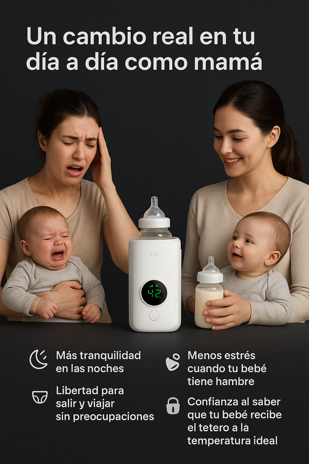 Calienta el Biberón de tu Bebé en Minutos, Donde Sea y Cuando Sea