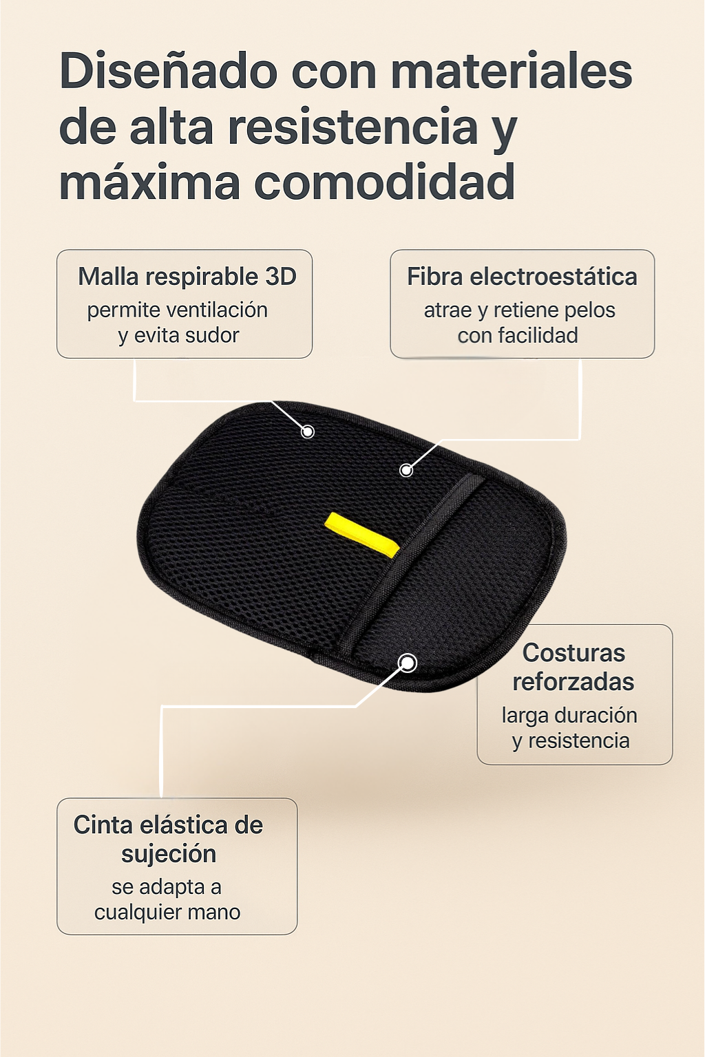 Elimina el pelo de mascotas de tu sofá, cama y ropa en segundos sin rodillos pegajosos