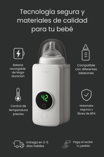 Calienta el Biberón de tu Bebé en Minutos, Donde Sea y Cuando Sea